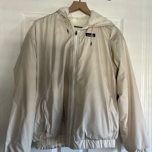 Patagonia Women Cream Puffer Jacket - Reversible